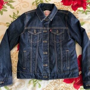 Levis Ladies Down-Filled Jacket, Blue Denim, Small